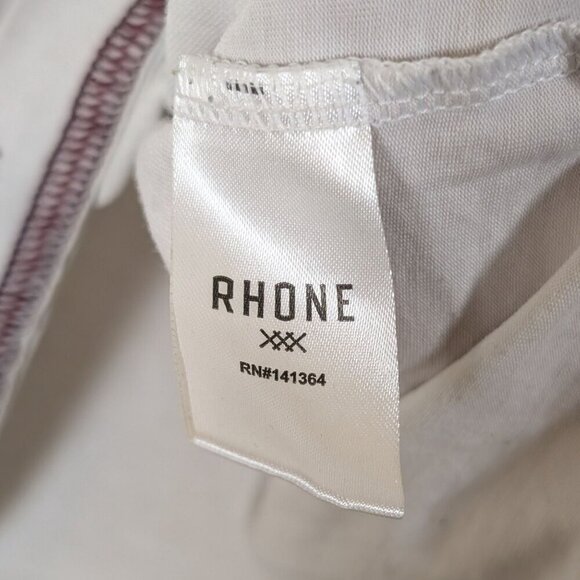 RHONE Men's Element Tee Grey Size M Performance Pima Cotton Blend Soft - Picture 7 of 9